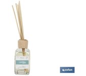 COFAN - Ambientador de varillas | Aroma a océano | Difusor con varillas de ratán