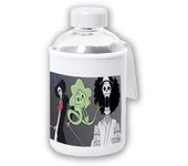 MERCHANDMANIA BIDON CRISTAL CON FUNDA SOFT SHELL one piece brook fantasma pirata musico mugiwara tapon seguridad botella