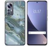 Funda Silicona para Xiaomi 12 / 12X 5G diseño Mármol 09 Dibujos