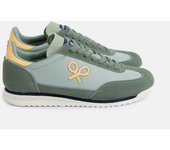 Silbon - Zapatilla vintage verde