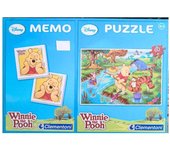Juego de memoria y puzzle 60 piezas Winnie The Pooh Disney Clementoni