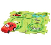 Puzzel Toy Set Rail Car DIY Assemble Jigsaw Flexible Railway Track Parent-child Interaction Toy Electric Car Puzzle Toys Gifts