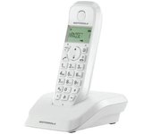 MOTOROLA S1201 Telefono DECT Blanco