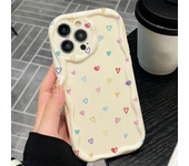 Love Heart Phone Case for  Huawei Honor 90 Lite 5G P30 Mate 30 40 Pro P40 Nova 9 SE 10 SE 11 5T 7 Pro 3D Wavy Curved Edge Cover