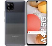 Tumundosmartphone Funda Silicona Gel TPU Transparente para Samsung Galaxy A42 5G