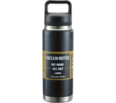 Taza con aislamiento (hielo) de acero inoxidable de 20 oz, taza con aislamiento de acero inoxidable negro, taza para automóvil portátil para exteriores, botella de agua deportiva, botella espacial portátil de doble capa, 2025 Nuevo Caliente