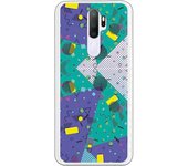 Funda compatible con Oppo A9 2020 - A5 2020 - Geometría Abstracta fondo Azul