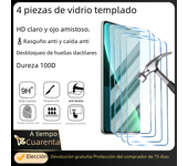 4Pcs Tempered Glass for Xiaomi Poco F3 F4 X3 X4 GT X3 X5 Pro Screen Protector for Xiaomi Poco X3 X4 X5 M3 M4 Pro 5G M5S M5 Glass
