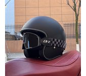 2024 NEW motorcycle helmet for men and women 3C certification 3/4 helmet retro half helmet motorcycle commuting for all seasons