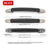 1Pc Luggage Handle Grip Trolley Suitcase Bag Replacement Universal Travel Black Accessories