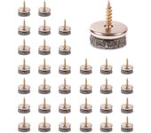 Deslizadores para muebles: paquete de 32 deslizadores para sillas. Los fieltros Furniture Pad Ave de 5 mm de espesor son una protección ideal para las patas de la silla.con fácil instalación mediante tornillo