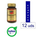 Obire EcoPack 12  Vitamina D3 100 mcg. (4000 U.I) 50 perlas