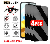 4PCS Anti-spy Screen Protector For Xiaomi 12T 11T Pro 12 11 Lite 5G NE Privacy Protective Glass For Poco X5 X4 X3 Pro M5 M5S F4