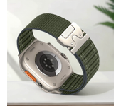Nylon Loop for Apple Watch Band Series10 49mm46mm45mm44mm42mm 38mm40mm41mm Parachute Style Buckle for Iwatch Ultra2 S10 9 8 7 6