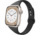 Slim Silicone strap for Apple watch ultra 44mm band 41mm 45mm correa 38mm 40mm 49mm Sports bracelet iWatch serie 8 7 6 5 se 4 3