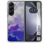 Funda Silicona Antigolpes para Samsung Galaxy Z Fold 5 5G diseño Acuarela 09 Dibujos