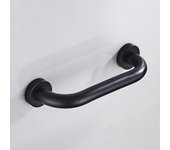 16 Inch Shower Grab Bar,Black Shower Handle,Bathroom Balance Bar,Safety Hand Rail Support Bar for Handicap Elderly Injury