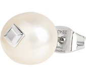 BREIL Colección HAZARD, Pendiente Hombre en Acero, NATURAL PEARLS, Ideas de Regalos para Hombre
