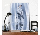 1PC Pop Jungkook 3D Singer Poster Self-adhesive Art Waterproof Paper Sticker Coffee House Bar Room Wall Decor