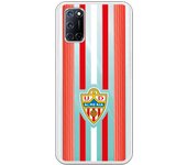 Funda original compatible con Oppo A52/A72/A92 - UD Almería rayas rojas y blancas clear