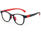 Trendy Square Anti-blue Light Kids Glasses Silicone Children Boys Girls Computer Eye Protection Eyeglasses Ultra Light Frame