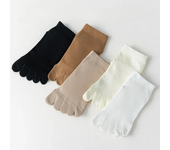 5 Pairs Women Five Finger Socks Summer Mesh Toe Socks with Separate Fingers Low Cut Cotton Ankle Sports Socks Running Yoya