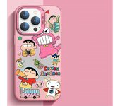 Crayons Shinchans Phone Case for Apple iPhone 15 XR X 14 Plus 13 Pro Max XS Max 7 8 Plus 11 Pro 12 Mini Clear Cover