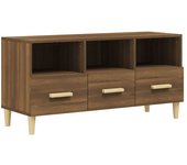 vidaXL Mueble de TV madera contrachapada 102x36x50 cm, Mueble de Salon, Mueble TV, Mueble TV salon, Mesa de TV, Mueble tele