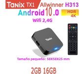 Tanix TX1 Allwinner H313 Android 10.0 TV Stick 4K HDR 2.4G Wifi RAM 1GB 2GB ROM 8GB 16GB Smart Box Mini Game Media Player