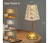 Lámpara de mesa LED con Sensor táctil, luz nocturna regulable para escritorio, lámpara de lectura inalámbrica recargable para decoración de Hotel, Bar y dormitorio