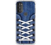 Funda Silicona Antigolpes para Motorola Moto G71 5G diseño Zapatillas 01 Dibujos