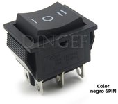 1PCS rocker switch KCD4 4PIN 6PIN 2 / 3 position ON-OFF Mini with light cat-eye 220V LED rocker switch button 16A 30A 250VAC 20A