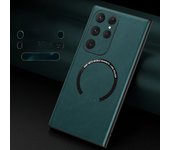 Magnetic Leather Phone Case for Samsung Galaxy S22 Plus S23 S24 FE S21 S20 Note 20 Ultra A16 A06 5G Hard Shell Protective Cover