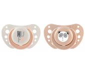 CHICCO CHUPETES PHYSIOFORMA ROSA SILICONA 2-6 M 2 U