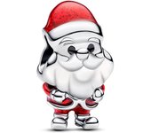 Pandora Charm en plata de ley Santa Claus Feliz 793593C01 , para Mujer