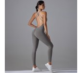 Yoga Bodysuit Romper Backless Set Fitness Bodysuit Fitness One Piece Sports Suit Stretch Bodysuit Gym Clothes Push Up Sportswear