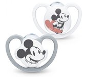 Chupetes Disney Baby Space Mickey 6-18 (2ud) silicona.Nuk