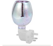 Quemador de cera derretimiento eléctrico Lámpara de aromaterapia 3D Enchufe montado en la pared Difusor Decoración Enchufe del Reino Unido