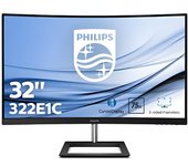 Philips Monitors 322E1C/00-32"" Curved1500R, Full HD, 75Hz, VA, FreeSync (1920x1080, D-Sub, HDMI 1x1.4, Displayport 1x1.2)"