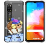 Funda Silicona Transparente para Ulefone Armor 12 5G diseño Cabra Dibujos