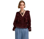 Motivos-Blusa de voile con volantes