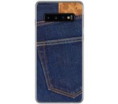 Tumundosmartphone FUNDA de GEL TPU para Samsung Galaxy S10 Plus diseño Vaquero Dibujos