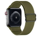 Strap for Apple watch band 49mm 44mm 40mm 45mm 41mm 42mm 38mm Adjustable Elastic Nylon bracelet iWatch series 8 se 7 6 5 9 Ultra