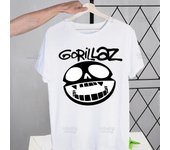Gorillaz Modern Music Band Cartoon Men's Tshirt Cute Printing Shirt Mens Fashion T-Shirt For Men Casual Tops Short Sleeve