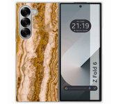Tumundosmartphone Funda Carcasa Dura para Samsung Galaxy Z Fold 6 5G diseño Mármol 10 Dibujos