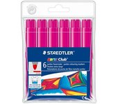 Staedtler - Noris Club marcador 6 pieza(s) Rosa 340 WP6-20