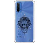 Funda compatible con Xiaomi Redmi 9T/Pocophone M3 - Leon Trazos