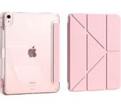 Funda para iPad Air 6/7 Pulgadas(2025/2024), iPad Air 6/7 11" con Portalápiz, Clara Transparente Carcasa Trasera Soporte Antigolpes Cover Tableta