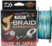 2024 DAIWA  J-BRAID Expedition X8 Fishing Line 150/300M Braided PE