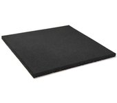 JARDIN202 - Pack Entrena 20mm- Loseta de caucho 50x50cm Negra Maciza Profesional